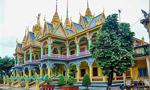 Chùa Wath Som Rong - Sóc Trăng Chùa Wath Som Rong - Sóc Trăng