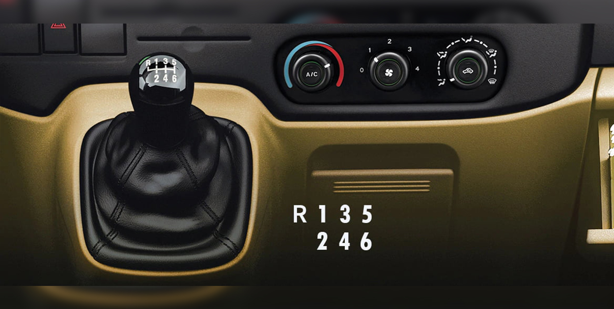 Hộp số sàn 6 cấp trên Transit