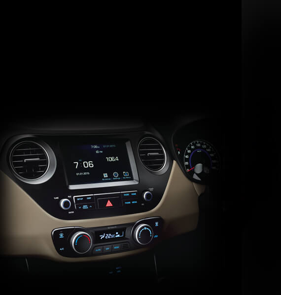 Màn hình trung tâm cảm ứng Grand I10