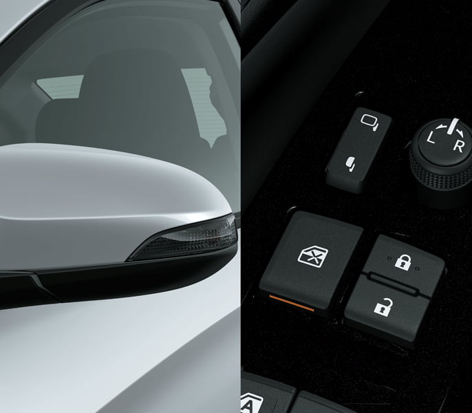 Gương chiếu hậu Vios