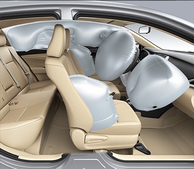 Hệ thống túi khí Toyota Vios