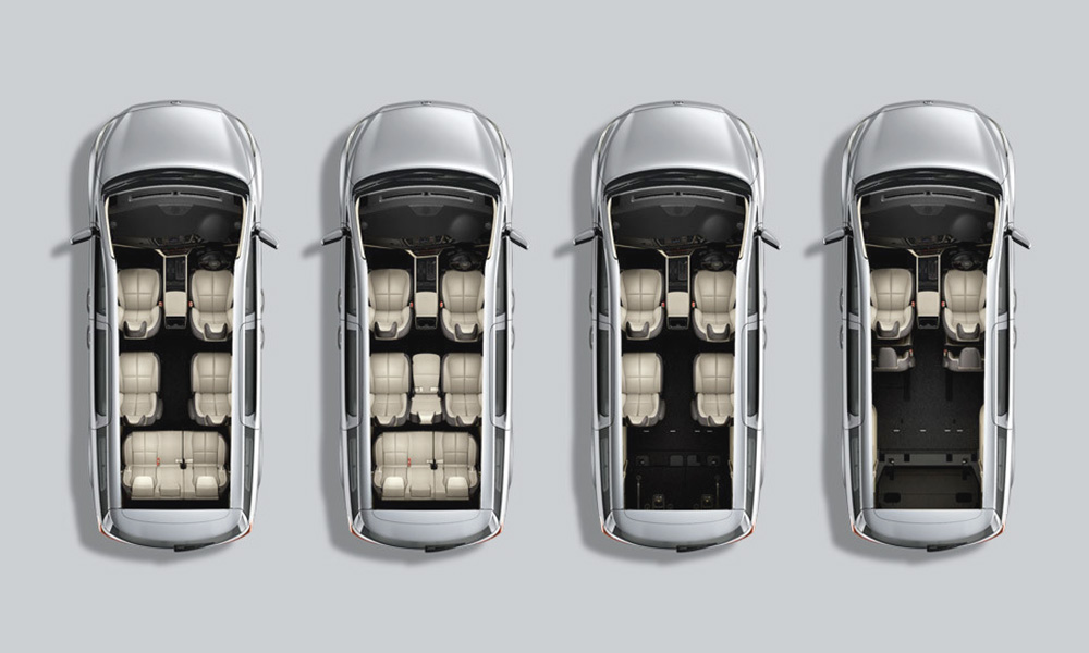 Chỗ ngồi linh hoạt Kia Sedona