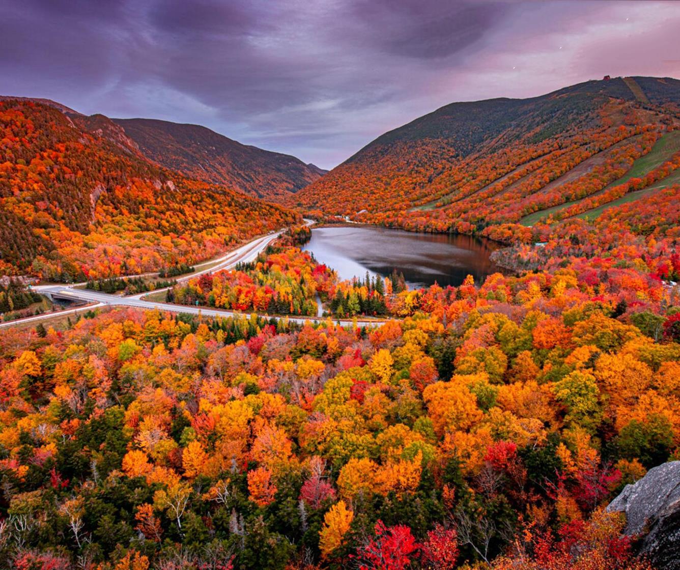 Những con đường mùa thu đẹp nhất ở nước Mỹ - Con đường KANCAMAGUS HIGHWAY, NEW HAMPSHIRE
