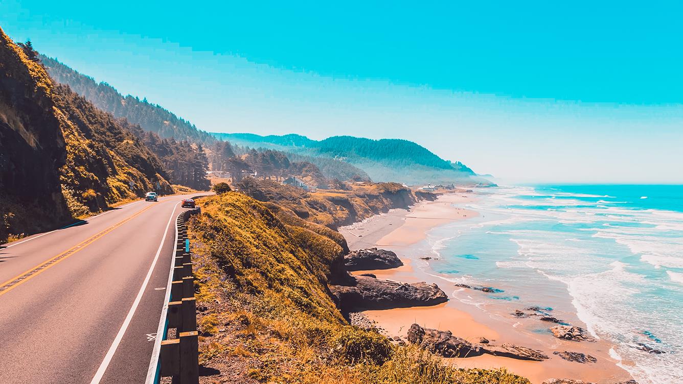 Những con đường mùa thu đẹp nhất ở nước Mỹ - Con đường cao tốc 101, OREGON