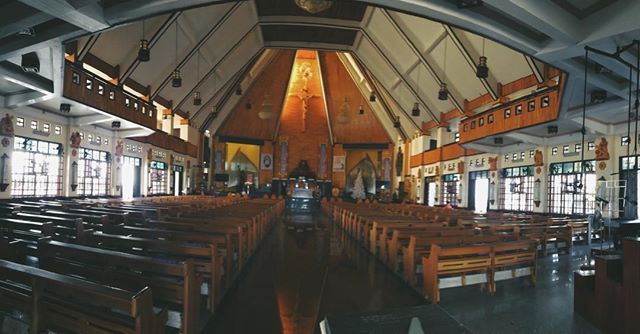 Bên trong nhà thờ Tắc Sậy Bạc Liêu