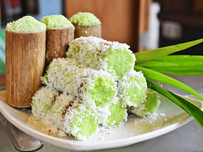 Bánh ống lá dứa Bánh ống lá dứa