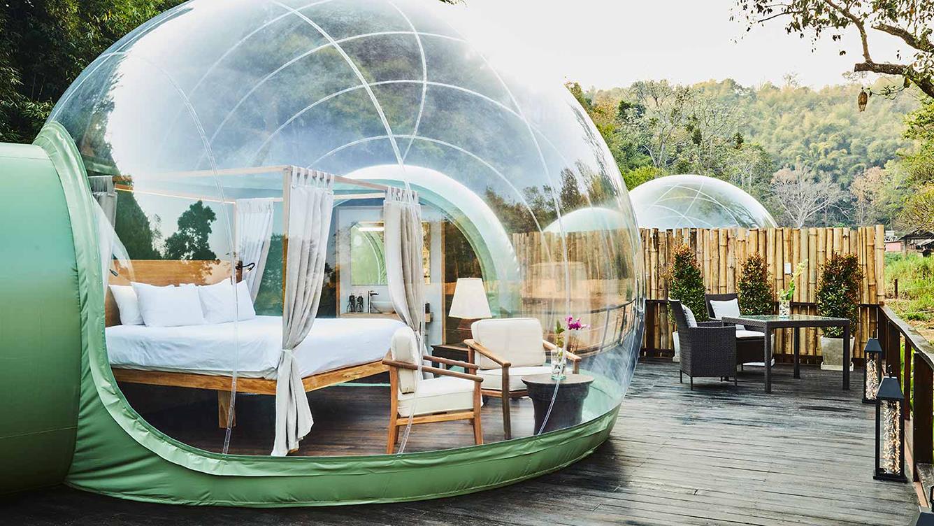 Nghỉ dưỡng trong nhà bong bóng - trải nghiệm du lịch Thái Lan độc đáo nên thử một lần trong đời Nghỉ dưỡng trong nhà bong bóng - trải nghiệm du lịch Thái Lan độc đáo nên thử một lần trong đời